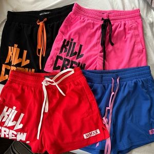 Lot of Four Kill Crew Retro Muay Thai Fit Short Mid Thigh Cut Size Medium